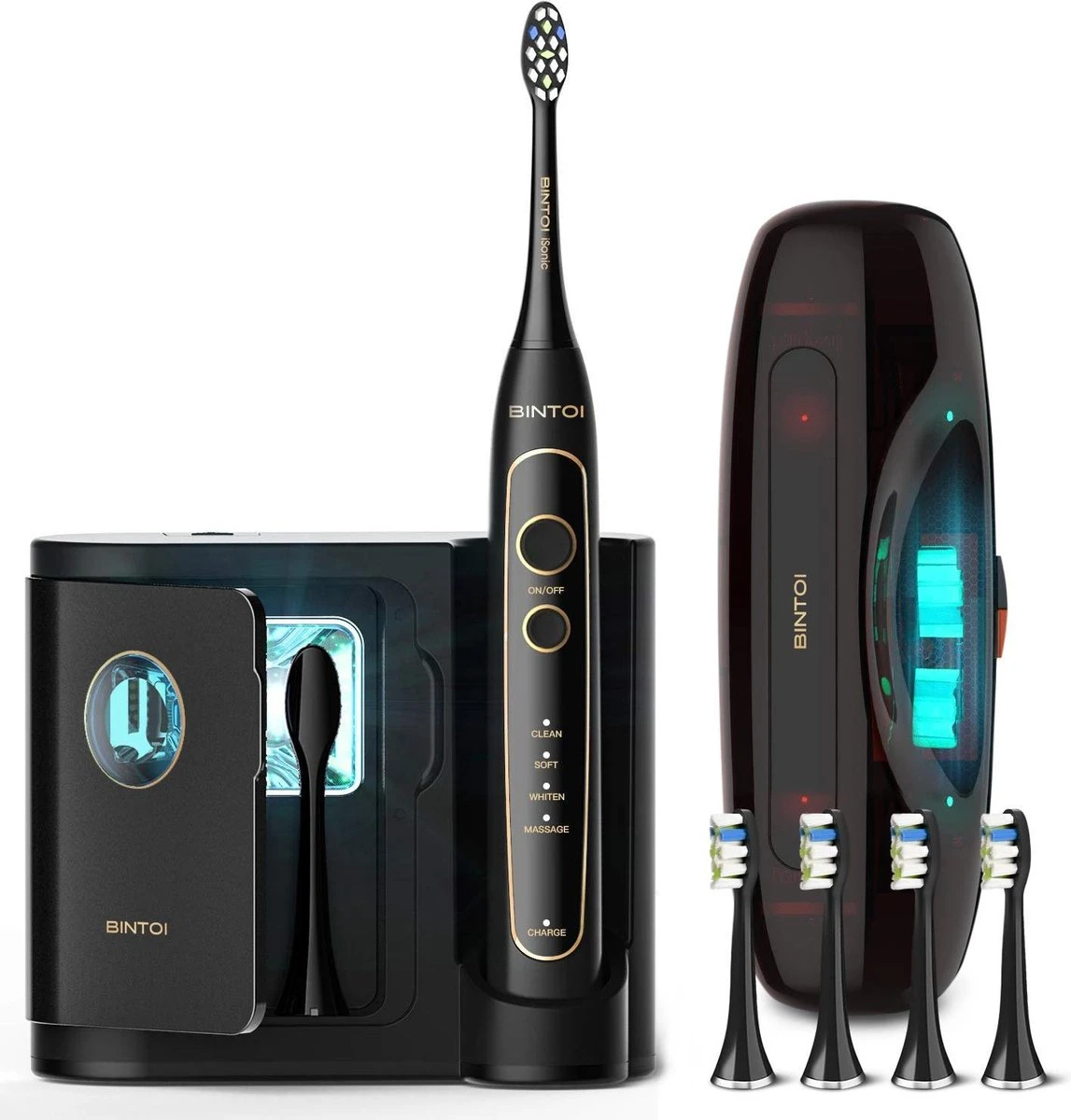 Bintoi® ISonic UV D600 - Elektrische Tandenborstel Met UV-Sterilisator