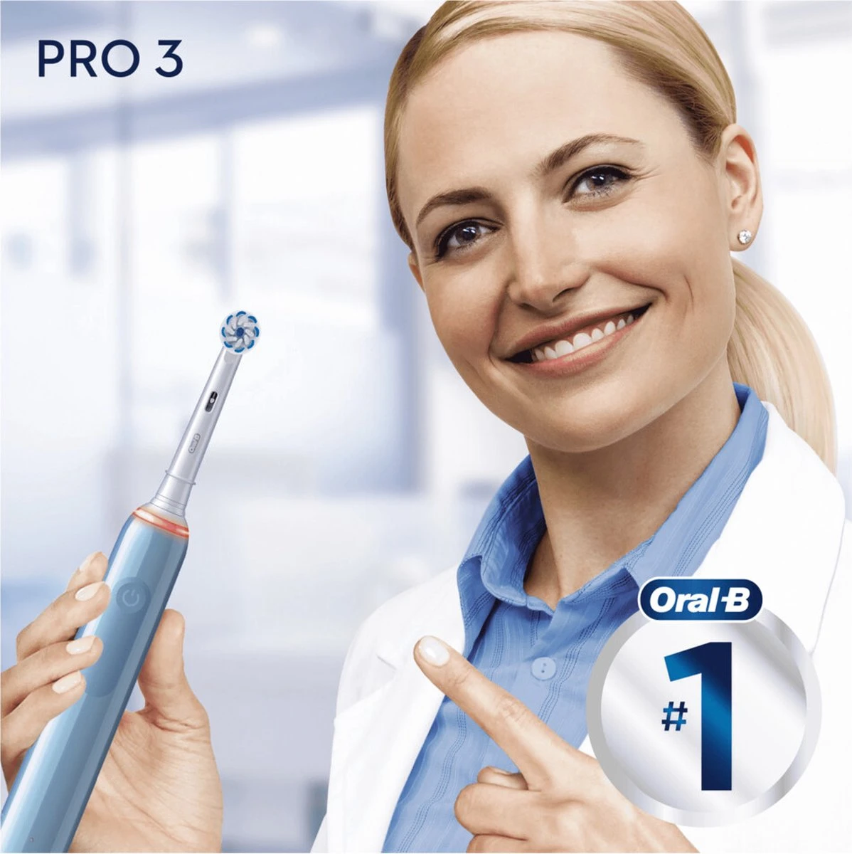 Oral B Oral-B Pro 3 - 3000 - Elektrische Tandenborstel - Ontworpen Door Braun - Blauw - Afbeelding 13