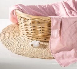 Hydrofiele Doek XL 120x120cm Poederroze - Hydrofiel Luier - Ultra Zacht Bamboe - Swaddle - Inbakerdoek - Wikkeldeken - Omslagdoek Baby - Bad