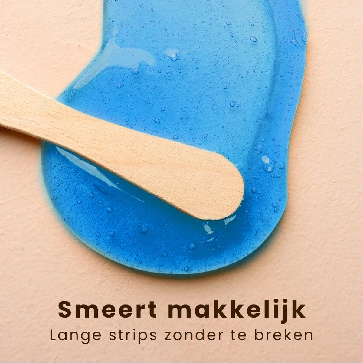 Freshfeels® Hard Wax Beans - Incl. 20x Wax Spatels - 1 KG - Voor Lichaam & Gezicht - Wax Parels - Wax Bonen - Wax Korrels - Voor Gevoelige Huid - Fijn/Grof Haar - Brazilian Hard Wax - Aqua Blauw - Afbeelding 4