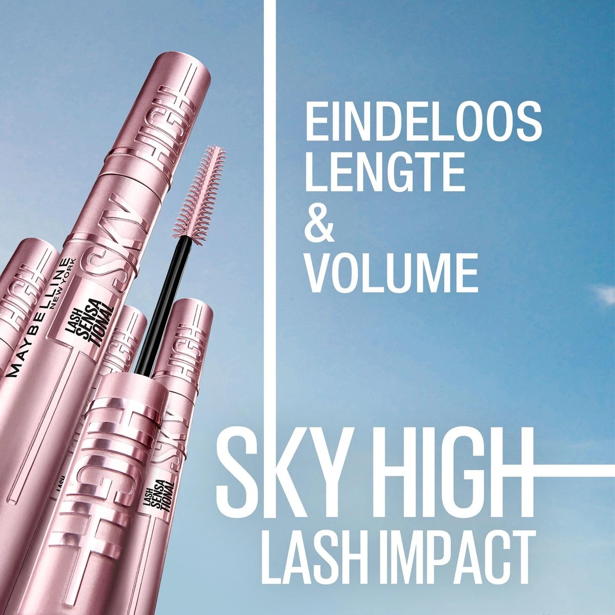 Maybelline Lash Sensational Sky High Waterproof - Zwart - Lengte Mascara - 6 Ml - Afbeelding 10