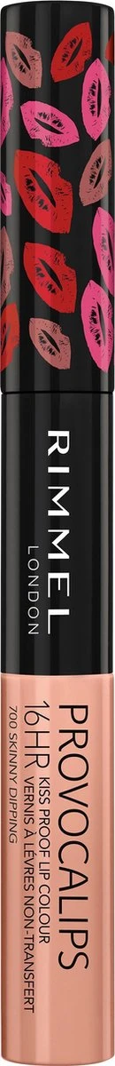Rimmel London Provocalips Kiss Proof 16 Hr Liquid Lip - 700 Skinny Dipping - 7 Ml - Nude - Afbeelding 8