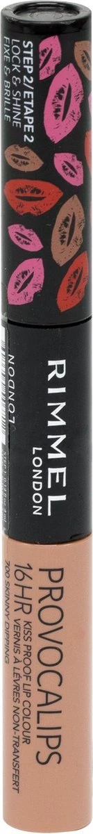 Rimmel London Provocalips Kiss Proof 16 Hr Liquid Lip - 700 Skinny Dipping - 7 Ml - Nude - Afbeelding 9