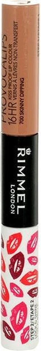 Rimmel London Provocalips Kiss Proof 16 Hr Liquid Lip - 700 Skinny Dipping - 7 Ml - Nude - Afbeelding 14