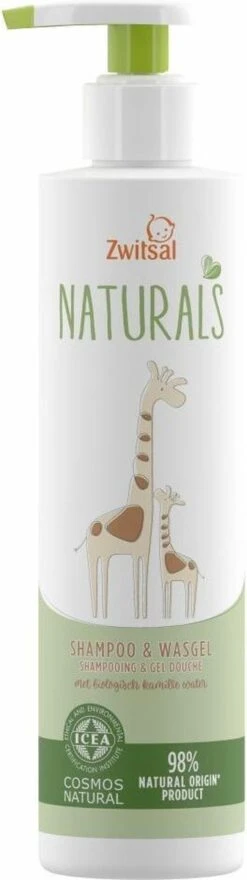 Zwitsal Naturals Shampoo&Wasgel 250ml