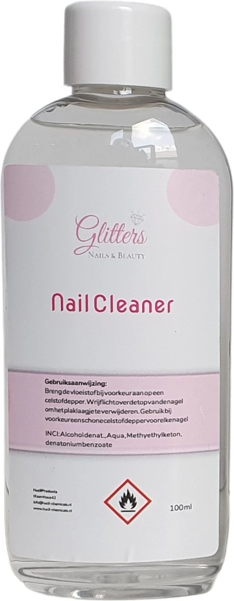 Nail Cleaner - Nagel Cleanser Voor Gel Gellak - Ontvetter - 100ml